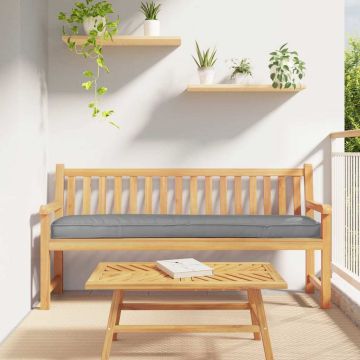 Cuscino per pallet Tessuto Oxford Grigio 180 x 40 x 8 cm