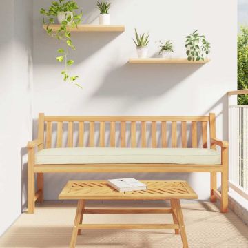 Cuscino per pallet Crema 200 x 40 x 8 cm Tessuto Oxford