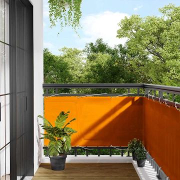 Paravento da Balcone Rosso 120x1000 cm 100% Poliestere Oxford