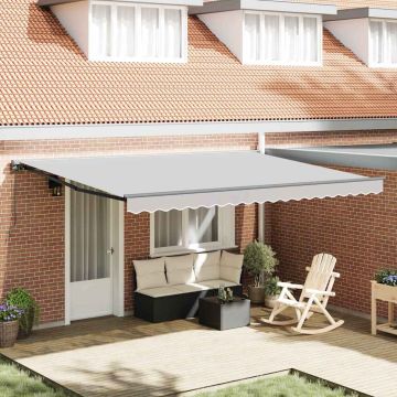 Struttura della tenda Regolabile Antracite 4,5 × 3 m Acciaio