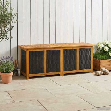 Scatola di Stoccaggio per Giardino 243 L