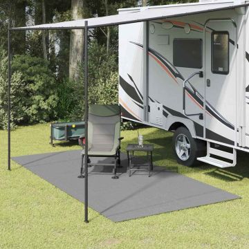 Tappeto da Tenda Antracite 600 × 350 cm Poliestere