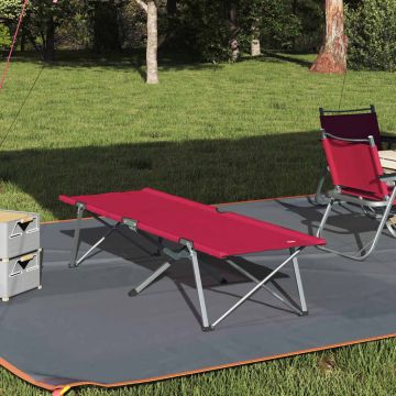 Letto da campeggio pieghevole Rosso 194 x 62,5 x 42,5 cm
