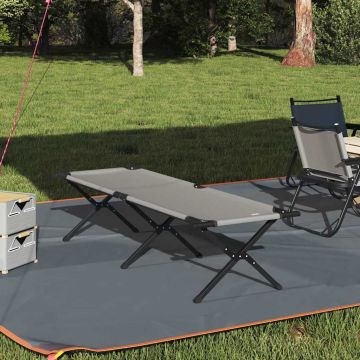Letto da campeggio pieghevole Grigio 193 x 69 x 45 cm