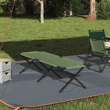 Letto da campeggio pieghevole Verde 193 x 69 x 45 cm