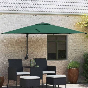Ombrello da giardino Verde 248,5 x 247,5 x 160 cm