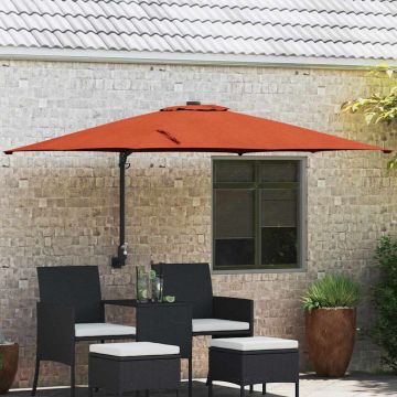 Ombrello da giardino Terracotta 248,5 x 247,5 x 160 cm