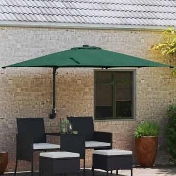 Ombrello da giardino Verde 248,5 x 247,5 x 160 cm
