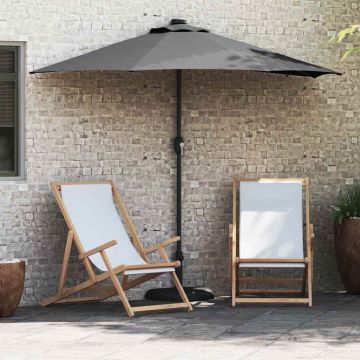 Ombrello da giardino Antracite 294 x 150 x 223 cm