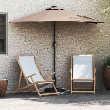 Ombrello da giardino 294 x 150 x 223 cm Poliestere e Acciaio