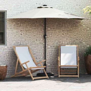 Ombrello da giardino 294 x 150 x 224 cm Poliestere e Acciaio