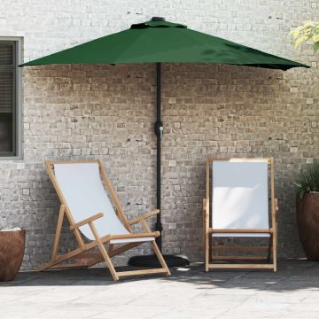 Ombrello da giardino 294 x 150 x 224 cm Poliestere e Acciaio