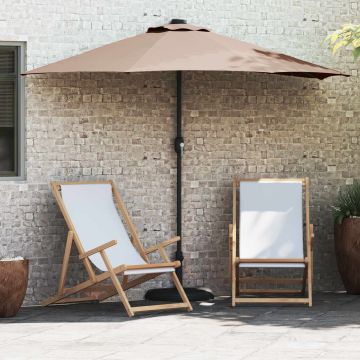 Ombrello da giardino 294 x 150 x 224 cm Poliestere e Acciaio