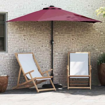 Ombrello da giardino 294 x 150 x 224 cm Poliestere e Acciaio
