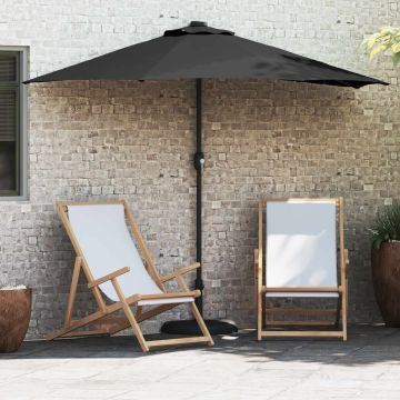 Ombrello da giardino 294 x 150 x 224 cm Poliestere e Acciaio