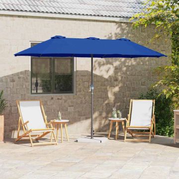 Ombrello da giardino 370 x 197 x 239 cm Poliestere e Alluminio