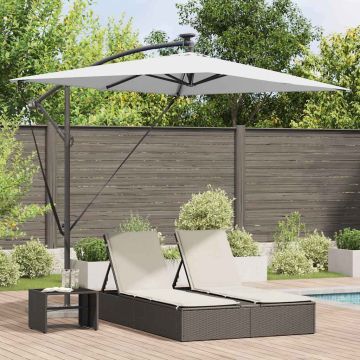 Ombrellone 294 x 200 x 270 cm Poliestere e Alluminio Sabbia