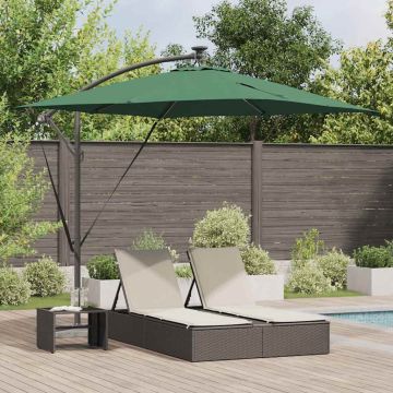 Ombrellone Verde 249 x 249 x 250 cm Poliestere e Alluminio
