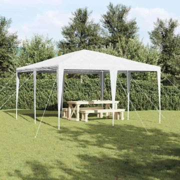 Tenda Party Bianco 400 x 400 x 266 cm Polietilene e Acciaio