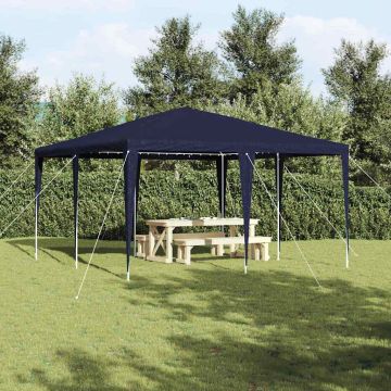 Tenda Party Blu 400 x 400 x 266 cm Polietilene e Acciaio