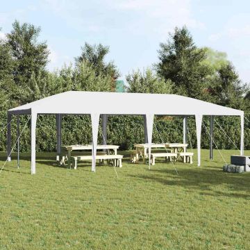 Tenda Party Bianco 800 x 400 x 266 cm Polietilene e Acciaio