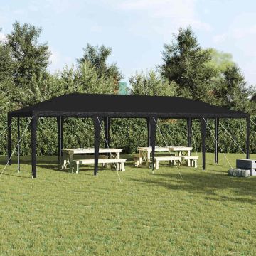 Tenda Party Antracite 800 x 400 x 266 cm Polietilene e Acciaio