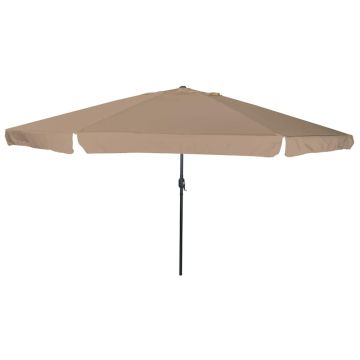 Ombrello da giardino 394 x 394 x 248 cm Poliestere e Acciaio