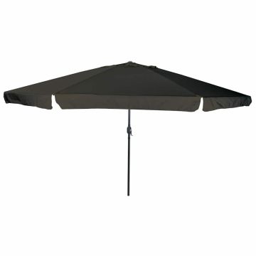 Ombrello da giardino Nero 394 x 394 x 248 cm