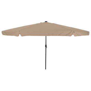 Ombrello da giardino 395 x 395 x 245 cm Poliestere Rotondo