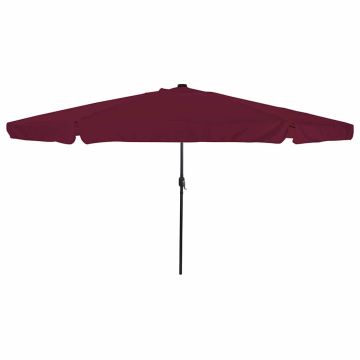 Ombrello da giardino 395 x 395 x 245 cm Poliestere Rotondo