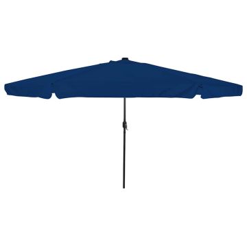 Ombrello da giardino 395 x 395 x 245 cm Poliestere Rotondo