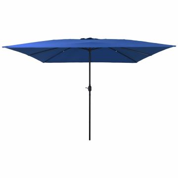 Ombrello da giardino 295 x 295 x 245 cm Poliestere e Acciaio