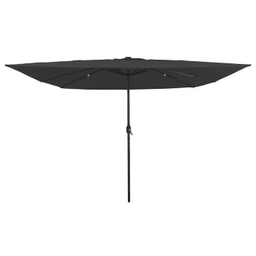 Ombrello da giardino 295 x 295 x 245 cm Poliestere e Acciaio