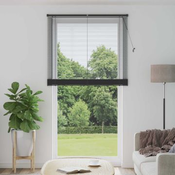 Tenda Veneziana Grigio Argento 213 x 120 cm 25 mm PVC