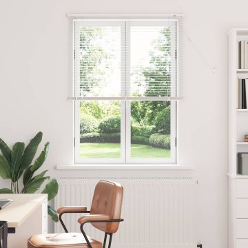 Tenda Veneziana Bianco 150 x 100 cm 25 mm PVC