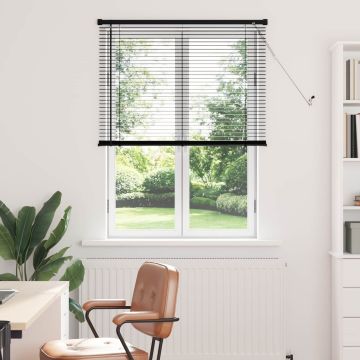Tenda Veneziana Nero 150 x 100 cm 25 mm PVC