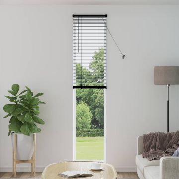 Tenda Veneziana Nero 213 x 50 cm 25 mm PVC