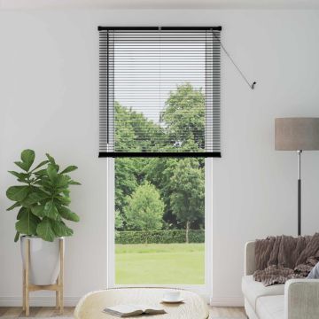 Tenda Veneziana Nero 213 x 70 cm 25 mm PVC