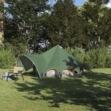 Tenda Teepee per 3 Persone 3 persona Verde e Grigio