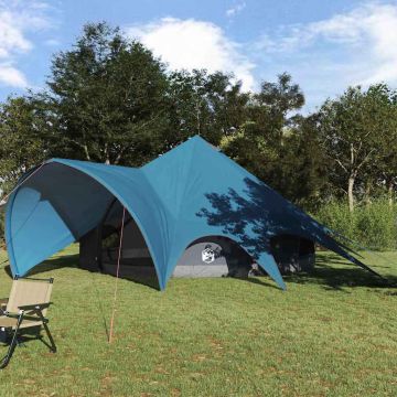 Tenda Teepee per 7 Persone 7 persona Blu e Grigio