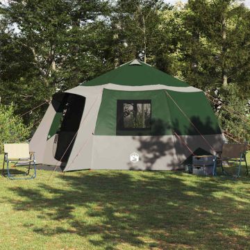 Tenda da campeggio per 12 persone con tetto Verde e Grigio
