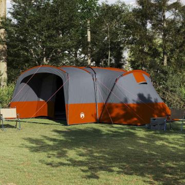 Tenda per famiglie 12 persone 12 persona Grigio e arancione