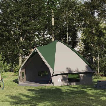 Tenda Teepee per 10 persone 10 persona Verde e Bianco