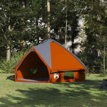 Tenda Teepee per 8 Persone 8 persona Grigio e arancione