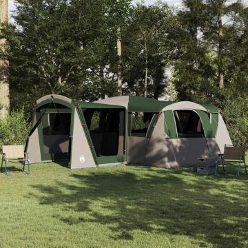 Tenda per Famiglia 20 Persone 20 persona Verde e Bianco