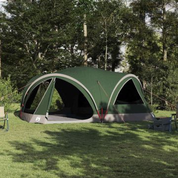 Tenda per famiglie 10 persone Verde e Grigio 460 x 430 x 214 cm