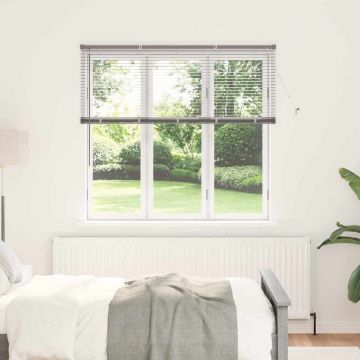 Tenda Veneziana Argento 130 x 145 cm 25 mm Alluminio