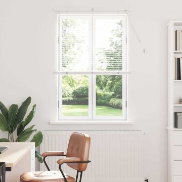 Tenda Veneziana Bianco 175 x 95 cm 25 mm Alluminio
