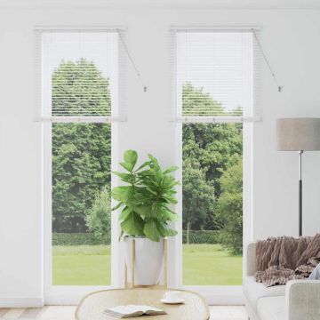 Tenda Veneziana Bianco 220 x 80 cm 25 mm Alluminio