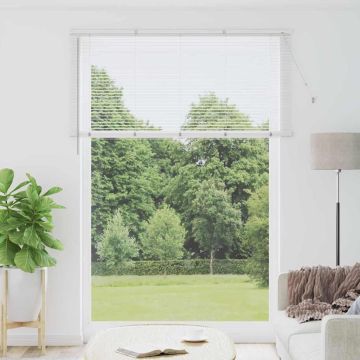 Tenda Veneziana Bianco 220 x 160 cm 25 mm Alluminio